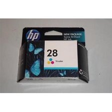 HP 28 Inkjet Cartridge, C8728AC, Cyn/Mgnt/Yllw