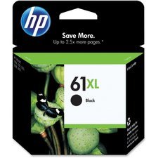 HP 61XL High Yield Black Ink Cartridge CH563WN