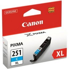 Canon Inkjet Cartridges # 251XL High Yield Cyan