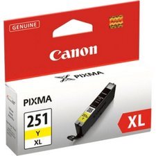 Canon Inkjet Cartridges # 251XL High Yield Yellow