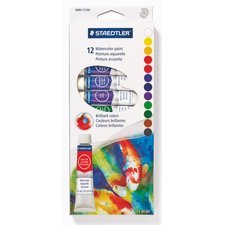 Staedtler Noris Club Watercolours, 12 tubes