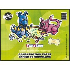 Hilroy Funtime Construction Paper Pads, 200