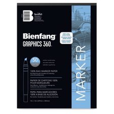 Bienfang Graphics 360 Marker Paper Pads, 9"W