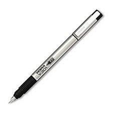Zebra V301 Stainless Steel Fountain Pen, Black 