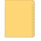 Legal Exhibit Index Dividers, Buff, 25/pkg
