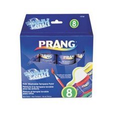 Prang Washable Tempera Paint Sets, 8 colour set