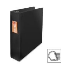 Basics D-Ring Binders, 2", Black