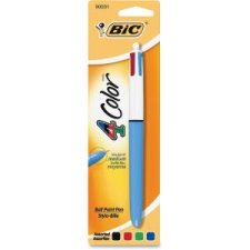 Bic 4 Color Retractable Ball Point Pen