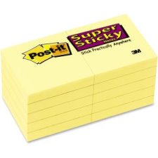 Post-it Super Sticky Notes, Canary Yellow