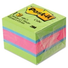 Post-It Notes Cube, Orange Wave