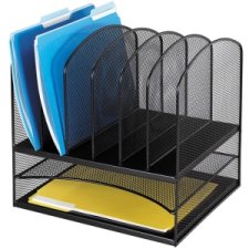 Safco Onyx Mesh Desk Organizer