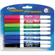 Expo Low Odour Dry Erase Markers, Set of 8