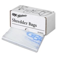 Swingline Clear Shredder Bags, 15"