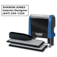 Trodat Typo Self-Inking Custom Printing Set 4-Line