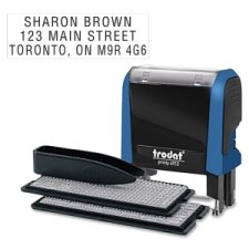 Trodat Typo Self-Inking Custom Printing Set 3-Line