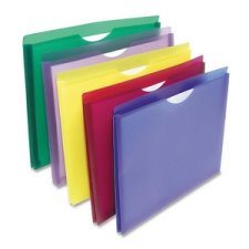 Winnable Expanding Poly File Jacket, Letter