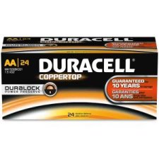 Duracell Coppertop Batteries, AA