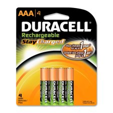Duracell Rechargeable Stay Charged Batteries, AAA