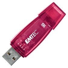Emtec C410 Color Mix USB 2.0 Flash Drive, 16GB 