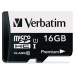 Verbatim microSDHC Cards with Adaptor, 16GB