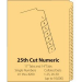Legal Exhibit Dividers, 1-25