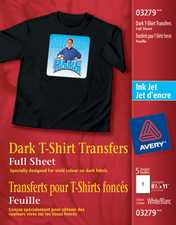 Avery T-Shirt Transfer Sheet, Dark Fabric