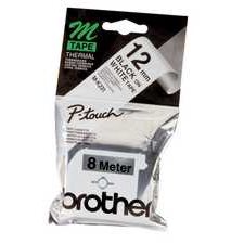 Brother M Series Non-Laminated Tape, Black