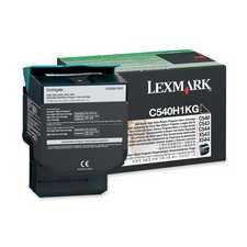 Lexmark Laser Cartridge, C540H1KG Black