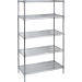 Chromate Wire Shelving, 5 Shelves Starter