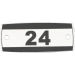Number Plates , Set of 1 to 25