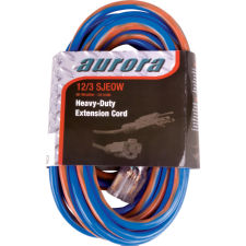 TPE-Rubber Extension Cord w/Light Indicator, 50'L