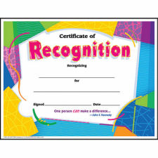 Colourful Classic Certificates, Recognition