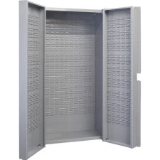 Deep Door Combination 118 Bin Cabinet, Grey