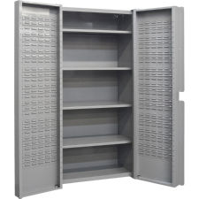 Deep Door Combination 84 Bin Cabinet, Grey
