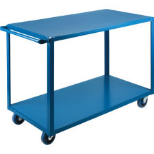 2 Shelf Utility Cart, 8" Pneumatic Casters