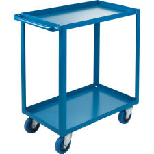 Heavy-Duty 2-Shelf Cart, 18"W x 30"D