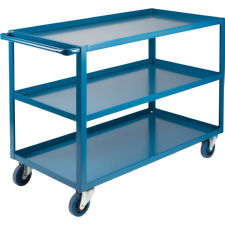 Heavy-Duty 3-Shelf Cart, 24"W x 48"D