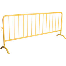 Portable Safety Yellow Interlocking Barrier