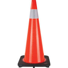 28" Orange Traffic Cone with 4" Collar