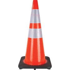 28" Orange Traffic Cone with Collar