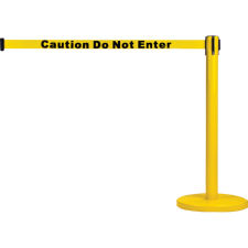 FreeStanding Caution Do Not Enter Barrier w/oWheels