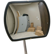 Roundtangular Indoor Convex Mirror, 12 x 18