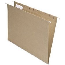 OP Brand Recycled Hanging Folders, Natural, Letter