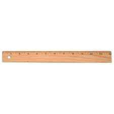 Business Source Wood Ruler, 30cm/12"