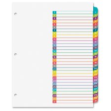 Avery Ready Index Table of Contents Dividers 31Tab