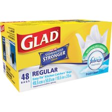 Glad Easy-Tie Kitchen Catcher Bags, Regular