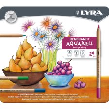 Lyra Aquarell Watercolour Pencils, 24 pack