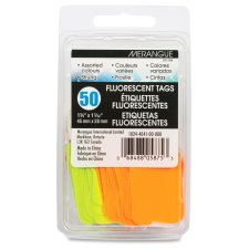 Merangue Merchandise String Tags, Neon Colours