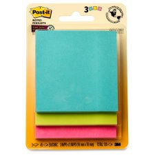 Post-it Super Sticky Notes, 3" x 3"