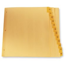 Oxford Jan-Dec Tab Index Dividers